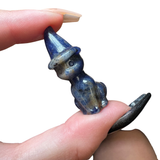 Halloween Gemstone Carving - Large, Medium, Small Crystal Halloween Carving - Spooky Crystal Carving #1