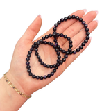 Purpurite Bracelet - Flashy Purpurite Bracelet - 6mm Purpurite Bracelet - High Quality