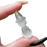 Halloween Gemstone Carving - Large, Medium, Small Crystal Halloween Carving - Spooky Crystal Carving #1