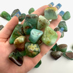 Green Chrysoprase Tumbled Stone, Tumbled Chrysoprase, Juicy Chrysoprase Stone, Smooth Chrysoprase Tumble