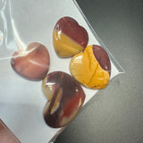 25g Mookaite Heart Cabochons, Bulk or Wholesale Mookaite Heart Cabochons, Mookaite Heart Cabochon