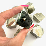 Natural Pyrite Cube, Medium Pyrite Cube, Raw Pyrite Cube, A-28