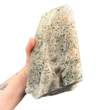 LARGE Dogtooth Calcite with Malachite and Pyrite Inclusions - New Find - Hubei, China - #26