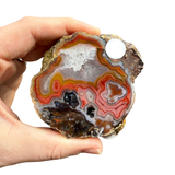 Laguna Lace Agate - Chihuahua, Mexico - Pink and Red Laguna Lace - #1