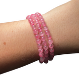 High Quality Gemstone Bracelet - Natural Crystal Bracelet - Round Crystal Bracelet