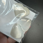 25g Selenite Heart Cabochons, Bulk or Wholesale Selenite Heart Cabochons, Selenite Heart Cabochon