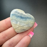 25g Blue Scheelite Heart Cabochons, Bulk or Wholesale Scheelite Heart Cabochons, Scheelite Heart Cabochon