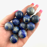 22mm Lapis Lazuli Sphere, Lapis Lazuli Mini Sphere, Small Lapis Lazuli Sphere, A-43