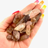 5pc Lithium Quartz Points, Raw and Natural Lithium Quartz Point, Rare Lithium Quartz, P-36