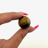 22mm Tigers Eye Sphere, Tigers Eye Mini Sphere, Small Tigers Eye Sphere, A-51