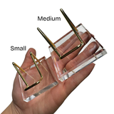 Crystal Display Stands - Acrylic Gemstone Display - Crystal Slab Stand