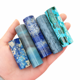 Gemstone Cylinder - Polished Crystal Cylinder - Crystal Cylinder Rod - Natural Gemstone Wand