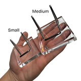 Crystal Display Stands - Acrylic Gemstone Display - Crystal Slab Stand