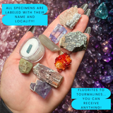 Gemstone Advent Calendar - Crystal Advent Calendar - Specimen and Carving Advent Calendar