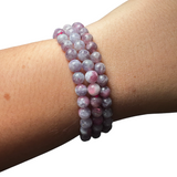 High Quality Gemstone Bracelet - Natural Crystal Bracelet - Round Crystal Bracelet