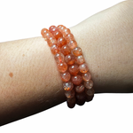 High Quality Gemstone Bracelet - Natural Crystal Bracelet - Round Crystal Bracelet