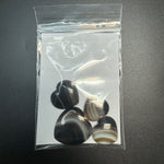 25g Black Sardonyx Heart Cabochons, Bulk or Wholesale Sardonyx Heart Cabochons, Sardonyx Heart Cabochon