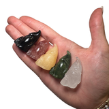Mini Gnome Carving - Gemstone Gnome Carving - Crystal Gnome Carving