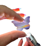 Iris Agate Butterfly - Rainbow Iris Agate