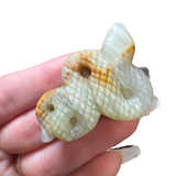 Halloween Gemstone Carving - Large, Medium, Small Crystal Halloween Carving - Spooky Crystal Carving #1
