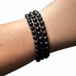 High Quality Gemstone Bracelet - Natural Crystal Bracelet - Round Crystal Bracelet