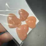 25g Pink Amazonite Heart Cabochons, Bulk or Wholesale Pink Amazonite Heart Cabochons, Pink Amazonite Heart Cabochon