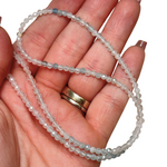 QUALITY Gemstone Necklace - AAA Grade Crystal Necklace - Faceted Dainty Gemstone Necklace