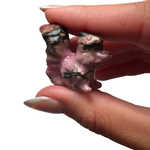 Mini Squirrel Carving - Gemstone Squirrel Carving - Crystal Squirrel Carving