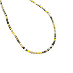 3mm Faceted Gemstone Necklace, Dainty Crystal Necklace, Natural Gemstone Necklace, Facet Gemstone Necklace