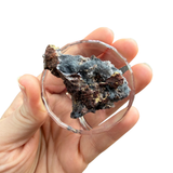 NEW FIND - Pyrolusite with Fluorite - Fluorescent - Mexico - #2