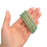 Bamboo Bead Green Aventurine Bracelet - Aventurine Bracelet - Aventurine Bamboo Bracelet - High Quality