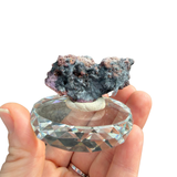 NEW FIND - Pyrolusite with Fluorite - Fluorescent - Mexico - #4