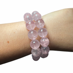High Quality Gemstone Bracelet - Natural Crystal Bracelet - Round Crystal Bracelet
