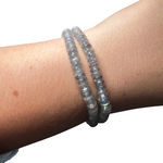 High Quality Gemstone Bracelet - Natural Crystal Bracelet - Round Crystal Bracelet