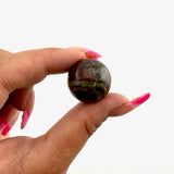 22mm Dragonsblood Jasper Sphere, Dragonsblood Mini Sphere, Small Dragonsblood Sphere, A-47