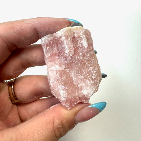 Strawberry Calcite Rough, Rough Pink Calcite, Raw Strawberry Calcite, Natural Strawberry Calcite