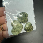 25g Prehnite Heart Cabochons, Bulk or Wholesale Prehnite Heart Cabochons, Prehnite Heart Cabochon