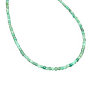 3mm Faceted Gemstone Necklace, Dainty Crystal Necklace, Natural Gemstone Necklace, Facet Gemstone Necklace