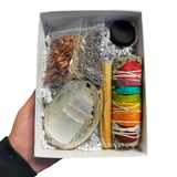8pc Smoke Cleansing Set - Smudging Set - Sage Bundle - 8pc Smudging Bundle