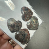 25g Peanut Obsidian Heart Cabochons, Bulk or Wholesale Peanut Obsidian Heart Cabochons, Peanut Obsidian Heart Cabochon