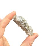Sparkly Mongolian Quartz with Apophyllite - Apophyllite on Inner Mongolian Quartz - #3