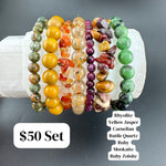 Custom Bracelet Set, Intuitive Crystal Bracelet Set, Mystery Crystal Bracelet Set