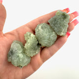 Small Prehnite Specimen, Prehnite Cluster, Natural Prehnite Stone, B-62