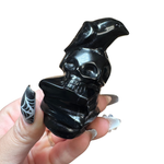 Halloween Gemstone Carving - Large, Medium, Small Crystal Halloween Carving - Spooky Crystal Carving #1