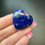 25g Lapis Lazuli Heart Cabochons, Bulk or Wholesale Lapis Lazuli Heart Cabochons, Lapis Lazuli Heart Cabochon