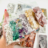 Baggy of Gemstone Crystal Chips, Natural Crystal Chips, Gemstone Chips