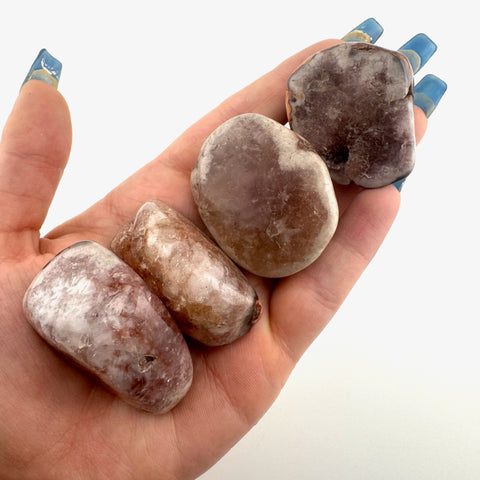 XL Pink Amethyst Tumbled Stone, Polished Pink Amethyst Specimen, Tumbled Pink Amethyst, Healing Pink Amethyst, P-146