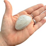 AAA Quality Natrolite Palm - Russia - Polished Natrolite - Natrolite with a Sheen - #4