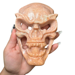 Halloween Gemstone Carving - Large, Medium, Small Crystal Halloween Carving - Spooky Crystal Carving #2