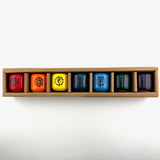 7 Chakra Chime Candle Holders, Chime Candle Holder Set, Colorful Chime Candle Holder Set